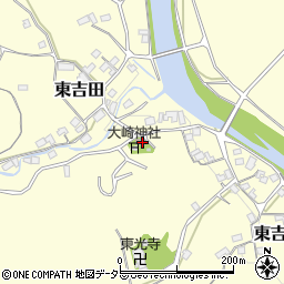 東吉田コミュニティーハウス周辺の地図
