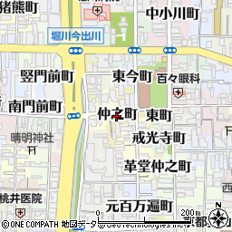 京都府京都市上京区仲之町461-1周辺の地図