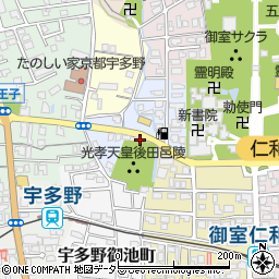 京都信用金庫御室支店周辺の地図