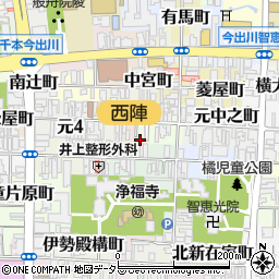 京都府京都市上京区今出川町457-20周辺の地図