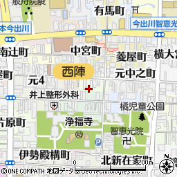 京都府京都市上京区今出川町457-23周辺の地図