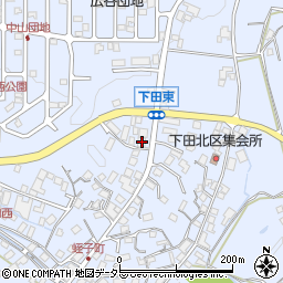 滋賀県湖南市下田1349-3周辺の地図