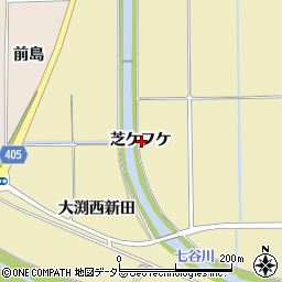京都府亀岡市保津町芝ケフケ周辺の地図