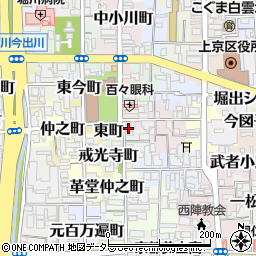 京都府京都市上京区靭屋町499周辺の地図