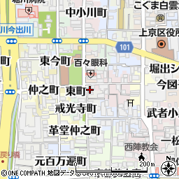 京都府京都市上京区靭屋町499周辺の地図