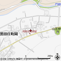 兵庫県西脇市黒田庄町岡129周辺の地図