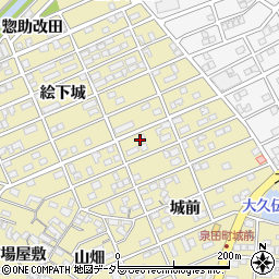 愛知県刈谷市泉田町城前20周辺の地図