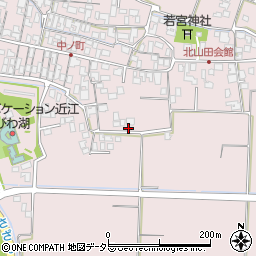 滋賀県草津市北山田町581周辺の地図