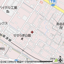 滋賀県栗東市下鈎1664周辺の地図
