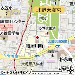 京都府京都市上京区観音寺門前町821-26周辺の地図