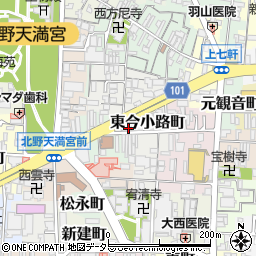 京都府京都市上京区東今小路町750周辺の地図