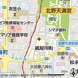 京都府京都市上京区観音寺門前町821-76周辺の地図