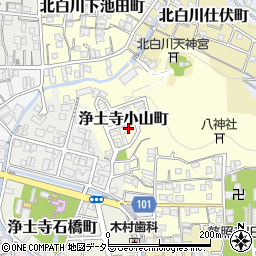 京都府京都市左京区浄土寺小山町周辺の地図