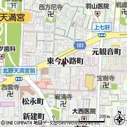 京都府京都市上京区東今小路町748周辺の地図
