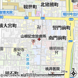 元誓願寺通周辺の地図