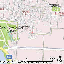 滋賀県草津市北山田町575周辺の地図