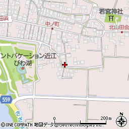 滋賀県草津市北山田町575-1周辺の地図