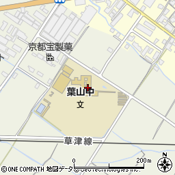 栗東市立葉山中学校周辺の地図