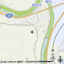 岡山県津山市福田1355周辺の地図