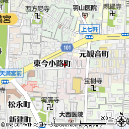 京都府京都市上京区東今小路町756周辺の地図
