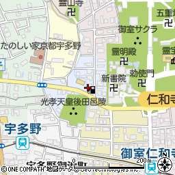 京善石油御室ＳＳ周辺の地図