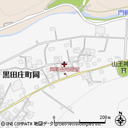 兵庫県西脇市黒田庄町岡125周辺の地図