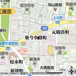 京都府京都市上京区東今小路町761周辺の地図