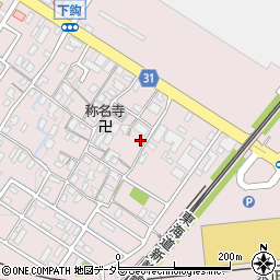 滋賀県栗東市下鈎378周辺の地図