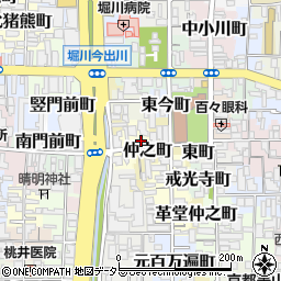 京都府京都市上京区西町458-2周辺の地図