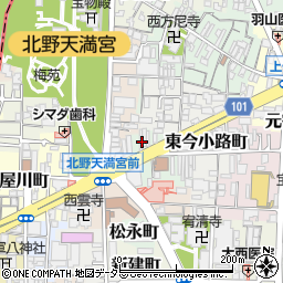 京都府京都市上京区西今小路町811周辺の地図