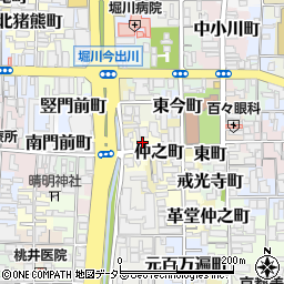 京都府京都市上京区西町454周辺の地図