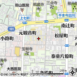 京都府京都市上京区大文字町258周辺の地図
