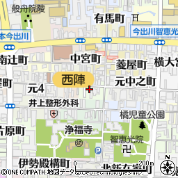 京都府京都市上京区今出川町457-7周辺の地図