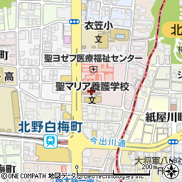 ひばり学園周辺の地図