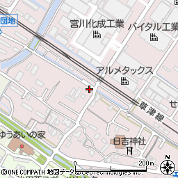 滋賀県栗東市下鈎1017-4周辺の地図