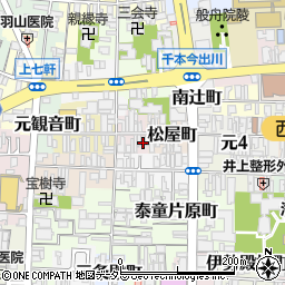京都府京都市上京区玉屋町227周辺の地図