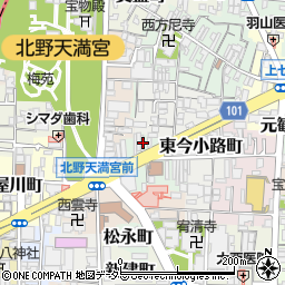 京都府京都市上京区西今小路町812周辺の地図