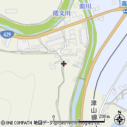 岡山県津山市福田1347周辺の地図