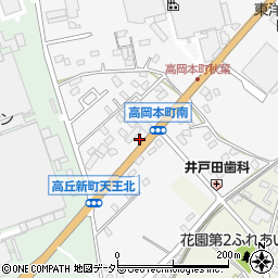 愛知県豊田市高岡本町南周辺の地図