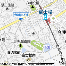 愛知県刈谷市今川町（上池）周辺の地図