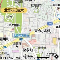 京都府京都市上京区西今小路町810周辺の地図