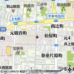 京都府京都市上京区玉屋町233周辺の地図