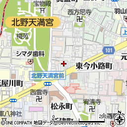 京都府京都市上京区西今小路町809周辺の地図