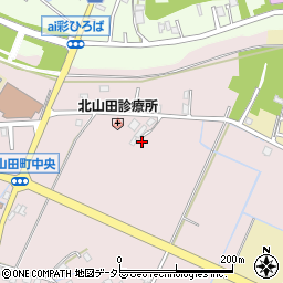 滋賀県草津市北山田町244周辺の地図