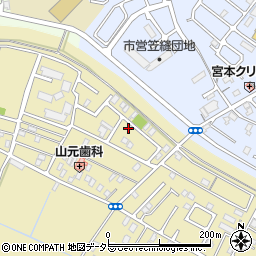 滋賀県草津市木川町1230-58周辺の地図