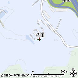 愛知県岡崎市宮石町佐田周辺の地図