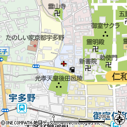 セブンイレブン京都福王子店周辺の地図