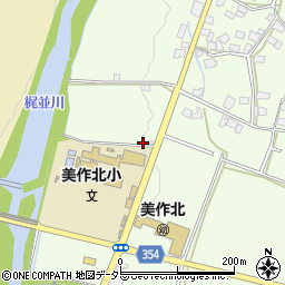 岡山県美作市楢原中36-1周辺の地図