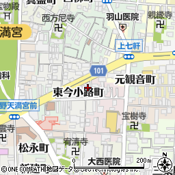 京都府京都市上京区東今小路町758周辺の地図