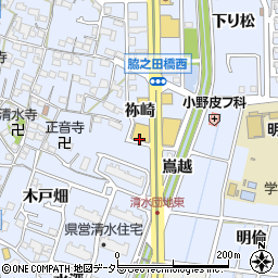 愛知県東海市荒尾町祢崎周辺の地図